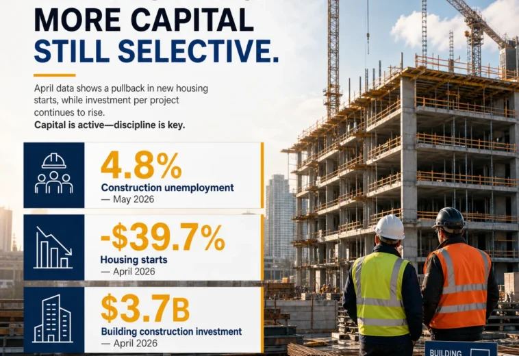 Alberta Construction 2026: Starts Fall, Crews Stay Busy. What It Means