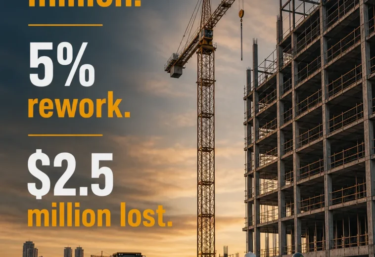 Construction Rework Costs: Why Coordination, Not Labour, Is the Real Bottleneck