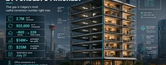 eros belotti - Calgary office conversion project downtown