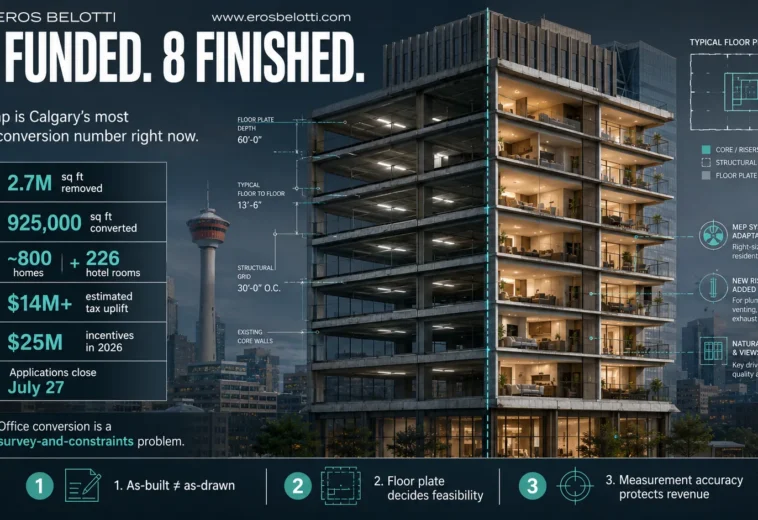 Calgary Office Conversion: Why 13 of 21 Funded Projects Are Not Yet Delivered