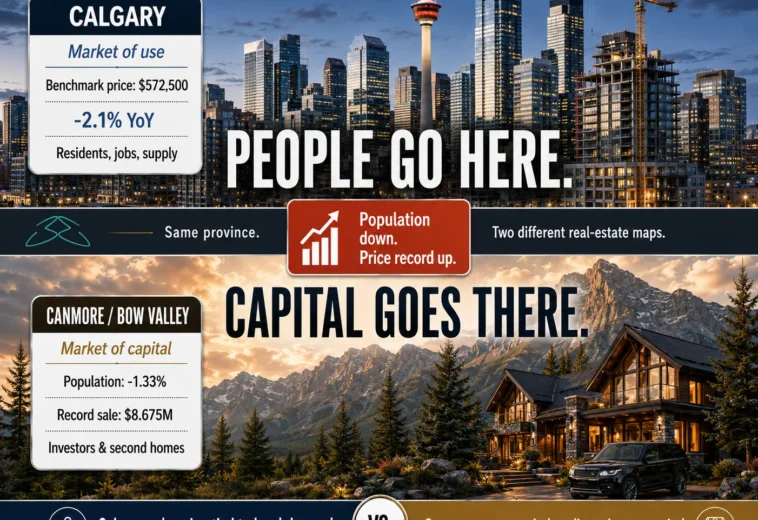 Canmore Real Estate Market: Why Capital Buys Where People Leave