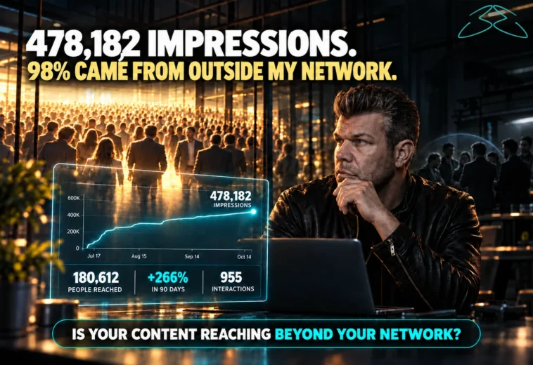 478,182 Impressions in 90 Days: How I Managed My LinkedIn Content Strategy Like a Project